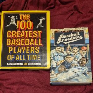 Baseball Books Set - Greatest Players & Anecdotes